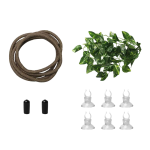 Realistic Artificial Terrariums Vine For Reptiles Habitat Decoration Climbing Set for Fishtanks Landscape