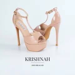 Jojo Bragais Celest Nude Glossy 5.5-Inch High Heels | Pageant