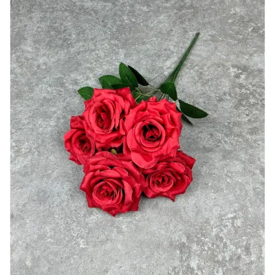 Bouquet bunga K5 ROSE Mawar Artifisial Dekorasi Tanaman