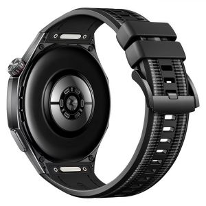SAVVYSHELF 46mm Nylon Silicone Strap Breathable Lightweight Original Composite Watch Strap Solid Color Sports Watch Strap for Huawei Watch GT6 Pro Men Women