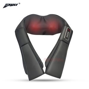 Máy massage cổ máy massage vai gáy đai massage cổ vai gáy Puli PL-901DC3 - xoa bóp kết hợp chườm nóng giúp cổ thư giãn giảm đau mỏi Pin sạc| OKBUY