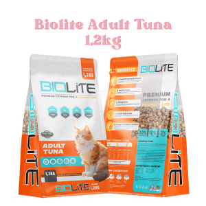 BIOLITE ADULT TUNA DRY CAT FOOD 12 KG FRESHPACK / CAT FOOD PREMIUM BIOLITE