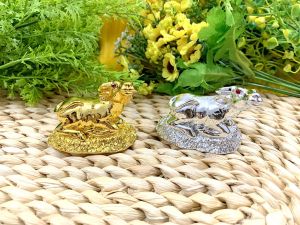 Bộ 2 Trâu Vàng Trâu Bạc tài lộc kim tiền giàu sang