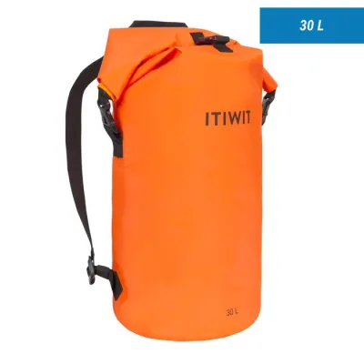 Decathlon Itiwit Tas Kedap Air 30 L - Jingga - 8584873