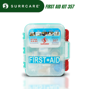 SURRMED First Aid Kit 357 | Complete Emergency Medical Kit for Home Office & Travel Use