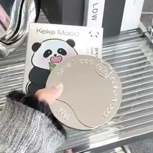 🤳正品现货🤳kekemood粉饼遮瑕提亮肤色 Kekekemood Pressed Powder Concealer Brighten Skin Tone Long-Lasting No Makeup Remove Good Complexion Bear Pressed Powder