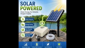 2000mAh 2600mAh Solar Oxygen Air Pump for Fish Pond Aquarium Fishing Bucket Live Fish Transport