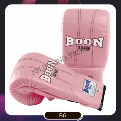 BOON Bag Gloves New color (SMLXL) ฺOpen thumbs Genuine Leather Sparring Training MMA K1 บุญ เเบ็คชก ซ้อมมวยไทย แบบเปิดนิ้ว ทำจากหนังแท้ ผลิตในประเทศไทย