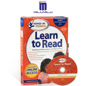 Hooked on Phonics Learn to Read Pre-K Level 2 DVD Childrens natural spelling learning textbook series