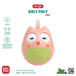 Premium Roly Poly Owl Toys Rattle Mainan Edukasi Kerincingan Burung Hantu Anak Bayi IQAngel
