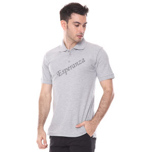Kaos Polos Polo Shirt Kerah Esperanza - CTN Abu Misty