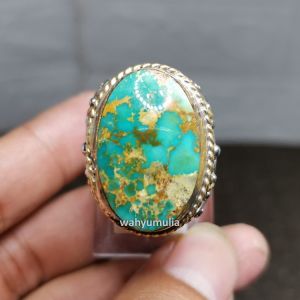 Batu Cincin Phirus Persia Urat Emas bagus asli Kode 2409