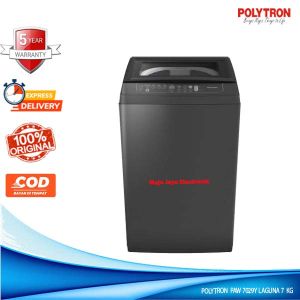 Mesin Cuci 1 Tabung POLYTRON PAW 7029 Y LAGUNA Series Zeromatic 7 KG