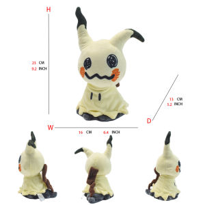 Mimikyu Eevee Stuffed Plush 7-inch Soft Animal Doll Anime Character Birthday Gift for Kids Christmas Collection