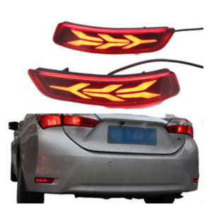 CAR LIGHTS LED REAR BUMPER REFLECTOR LIGHT FOR TOYOTA COROLLA ALTIS 2014-2018