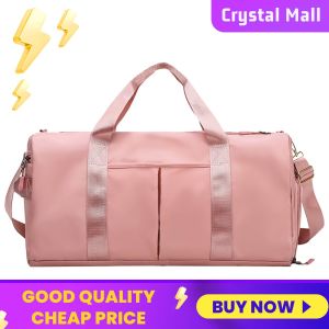 COD [Free Shipping] Waterproof Duffel Bag for Travel and Gym Durable Yoga Fitness Duffle with Multiple Compartments and Adjustable Strap
