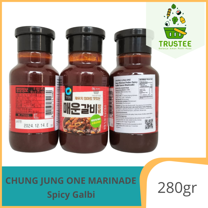 Chung Jung One Spicy Galbi Marinade 280gr Sauce Saus BBQ Korea