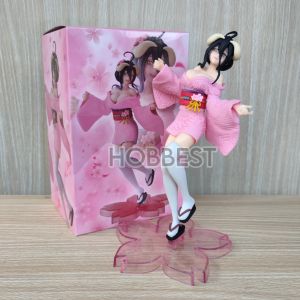 OVERLORD : ALBEDO Sakura Kimono Version - Action Figure Miniatur Topper Kue Pajangan Mainan Momonga