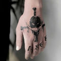 🌸Anime Cartoon Tattoo Sticker One Piece Mũ rơm Luffy Hình xăm lâu dài không thấm nước YINSAF🌸. 