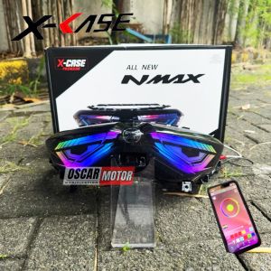 LAMPU Stop NMAX NEW 2020-2024 LAZY RGB+APP STOPLAMP NEW NMAX 2020-2024 Lampu Belakang NMAX NEW XCASE