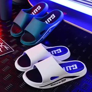 New Summer MenS Beach Sandals Non-Slip Home Slippers For Bathing Indoor And Outdoor Wear Thick-Soled Household Slippers