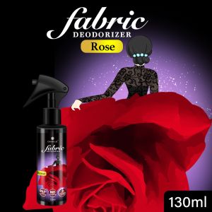 CHAMILLIE PREMIUM FABRIC DEODORIZER ROSE SCENTS Linen Spray Pillow Mist 130ML fresh flowery scent