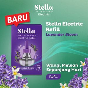 Stella Air Freshener Electric Refill Lavender Bloom 25ml - Pengharum Ruangan Elektrik Pewangi Rumah