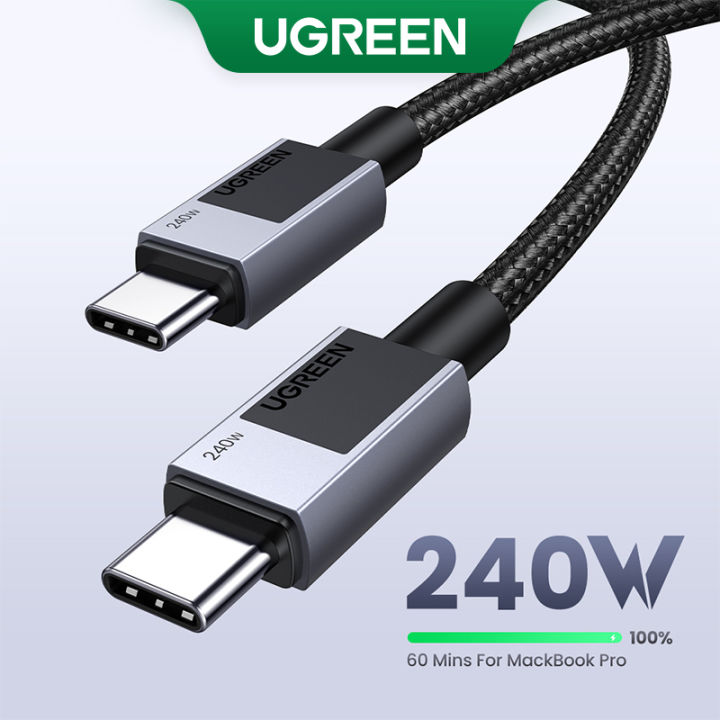 UGREEN 240W USBC to USBC Charging Data Cable USB2.0 Aluminum Shell