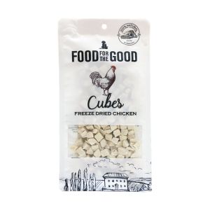 Food For The Good Freeze Dried Chicken Cube Cat & Dog Treats 🐔 100% Chicken Breast | High Protein | 80g