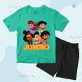 Baju Kaos Setelan Anak Unisex Karakter Kartun Jumbo Film Animasi Lucu Usia 1 - 10 Tahun - DTF. 
