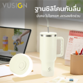 [ของขวัญฟรี] Vusign กระบอกน้ำเก็บความเย็น 1200ml แก้วเก็บความเย็น แก้วสแตนเลส กระติกเก็บความเย็น ขวดน้ําเก็บความเย็น แก้วน้ำ มีหูจับ พร้อมหลอดดูด Water Bottle. 