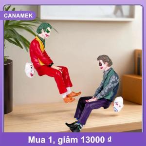 【CANAMEK】 1pcs Joker Heath sổ cái ngồi tư thế con số 10cm mái trang trí xe búp bê đuôi và mái mặt dây chuyền mô hình bức tượng sưu tập đồ chơi