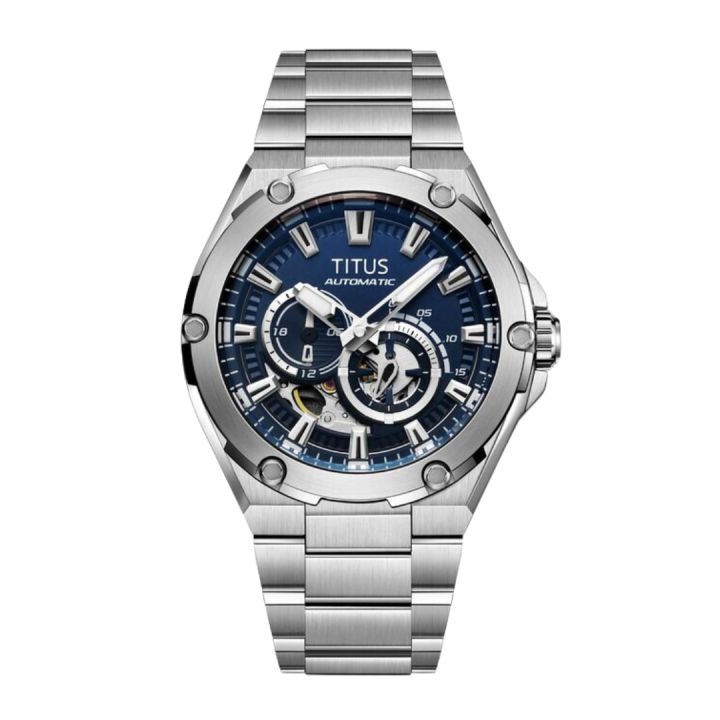 Solvil et Titus Voyager Multi-Function Automatic in Blue Dial and