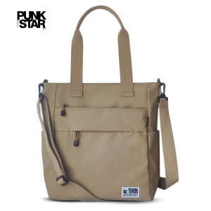 PUNKSTAR Water Resistant Extra Large Tote Bag for Women or Men with Zipper Everyday Bag for Work Travel Bag Gym Bag with Multi Pockets Top Zipper Closure Adjustable Strap