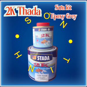 Sơn Lót Thanh Đan 2K Stada (Lót Con Cá) Lót Epoxy 1kg lót đa năng tôn sắt thép mạ kẽm nhựa inox
