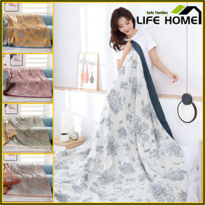 pure cotton Five layer gauze blanket towel blanket summer Air conditioning siesta quilt blanket breathable Skin friendly Bed cover sofa blanket