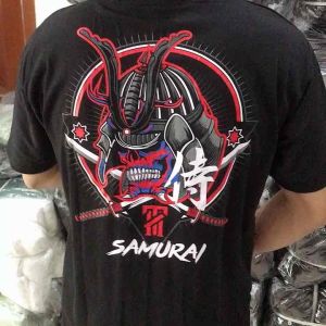 Shalch Trendy / Baju Pria Keren / Kaos Distro Dewasa Motif Samurai Last Skull / Pakaian Pria / Bisa COD