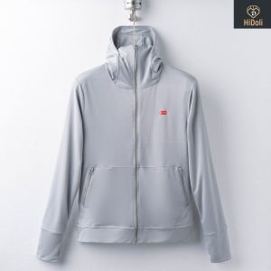 Áo chống nắng nam NEW KHÓA KÉO CỔ CAO 2 LỚP dày dặn chống nắng chống tia UV size 45-95kg