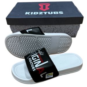 Sandal Anak Laki Laki Karet Slipper Slide Selop Slipon Jepit Karakter Warna Hitam Usia 6-10 Tahun-KIDZTUBS1306081624