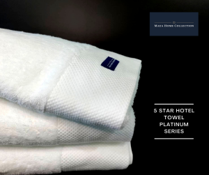 5 Star Hotel Towel-Platinum Series. SIZE L 140cm x 70cm(600g)