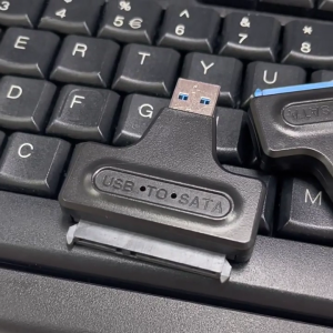 7+15 Pin to USB Adapter USB3.0 Cable External Hard Drive Serial 22pin Converter Fit for 2.5" HDD/SSD