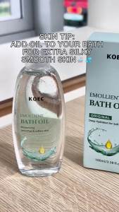 KOEC Body cleansing shower oil 100ml Hydrating moisturizing and nourishing body massage oil
