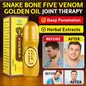 Snake Bone Golden Bone Oil Acupuncture Oil Heating Essential Leg Massage Oil Snake Bone Five Venom Golden 五毒金骨油