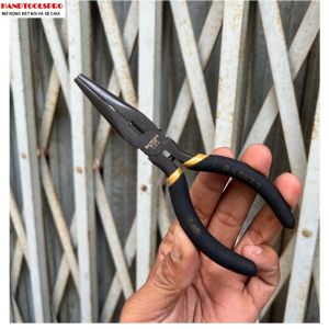 95-104B /Kìm nhọn cán đen 4-1/2 inch BARKER (có lò xo)