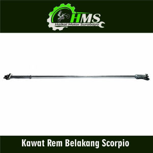 Kawat Rem Belakang Scorpio - Tiang Lidi Kampas Pedal Rem Rim Brake Break Rod Mur Per Peer Pir Bagian Belakang Yamaha Scorpio Z