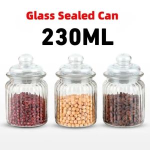 3Pcs 380ML Glass Sealed Cans Food Storage Jar with Lid Leakproof Food Spice Storage Jar Large Capacity Kitchen Storage Jar