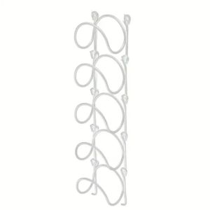 BAGUO 5 lớp Giá rượu Sắt Đen/Trắng Kệ trưng bày rượu vang Đa năng Với giá treo khăn Giá giữ chai rượu Nhà