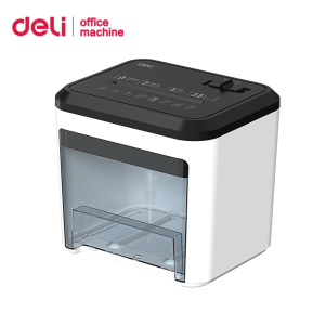 Deli เครื่องทำลายเอกสาร 3.5ลิตร เครื่องย่อยกระดาษ ทำงานต่อเนื่อง 5 นาที Paper Shredder