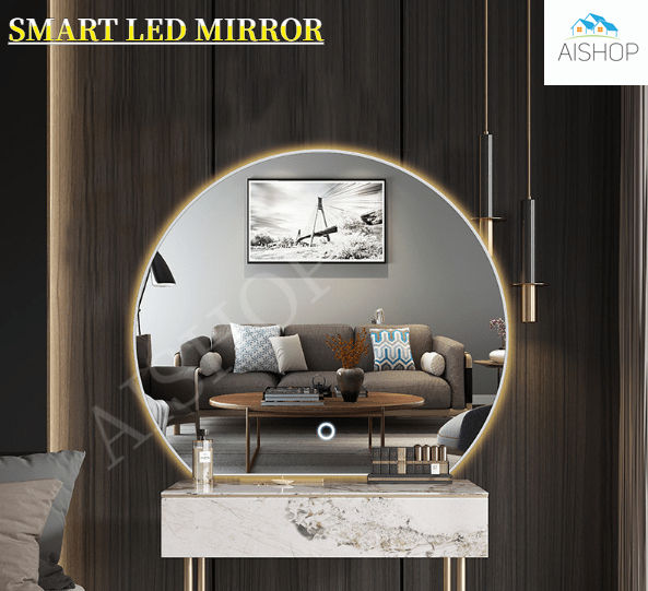 [SG Seller]Wall Hanging Smart Led Bathroom Mirror With Three Color ...