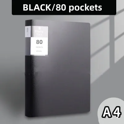 A4 Transparent File Folder Paper Storage Multi-layer Document Organizer Clear Book Stationery Office